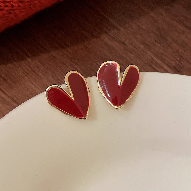 Eternal Heart Gem Earrings Collection
