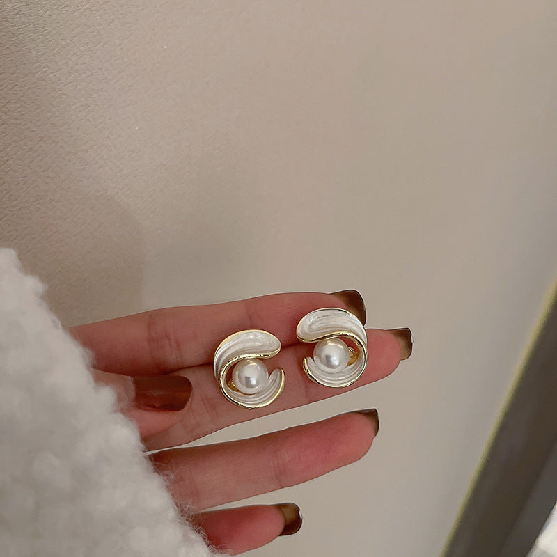 Vintage Oval Tassel Earrings Collection – Light Luxury Court Style