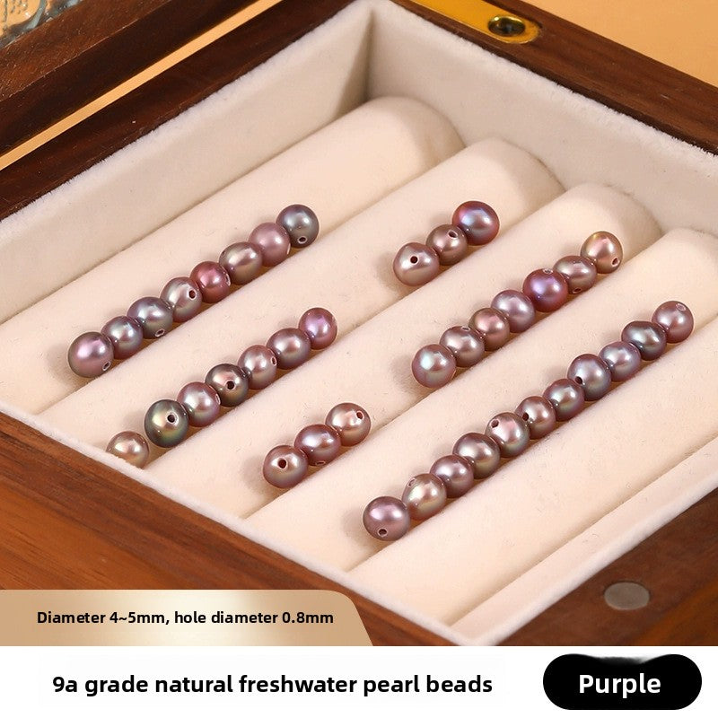 Lavender near-round freshwater pearl loose beads in a bowl — Lavender Mist Freshwater Pearls