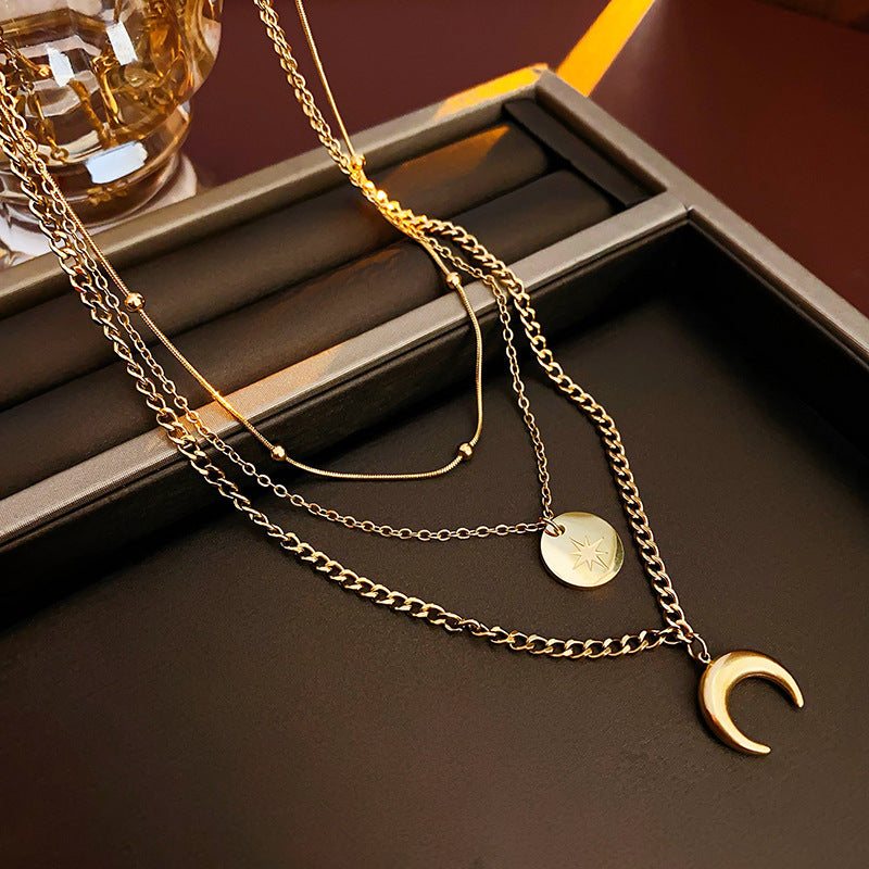 Eternal Moon Heart Necklace
