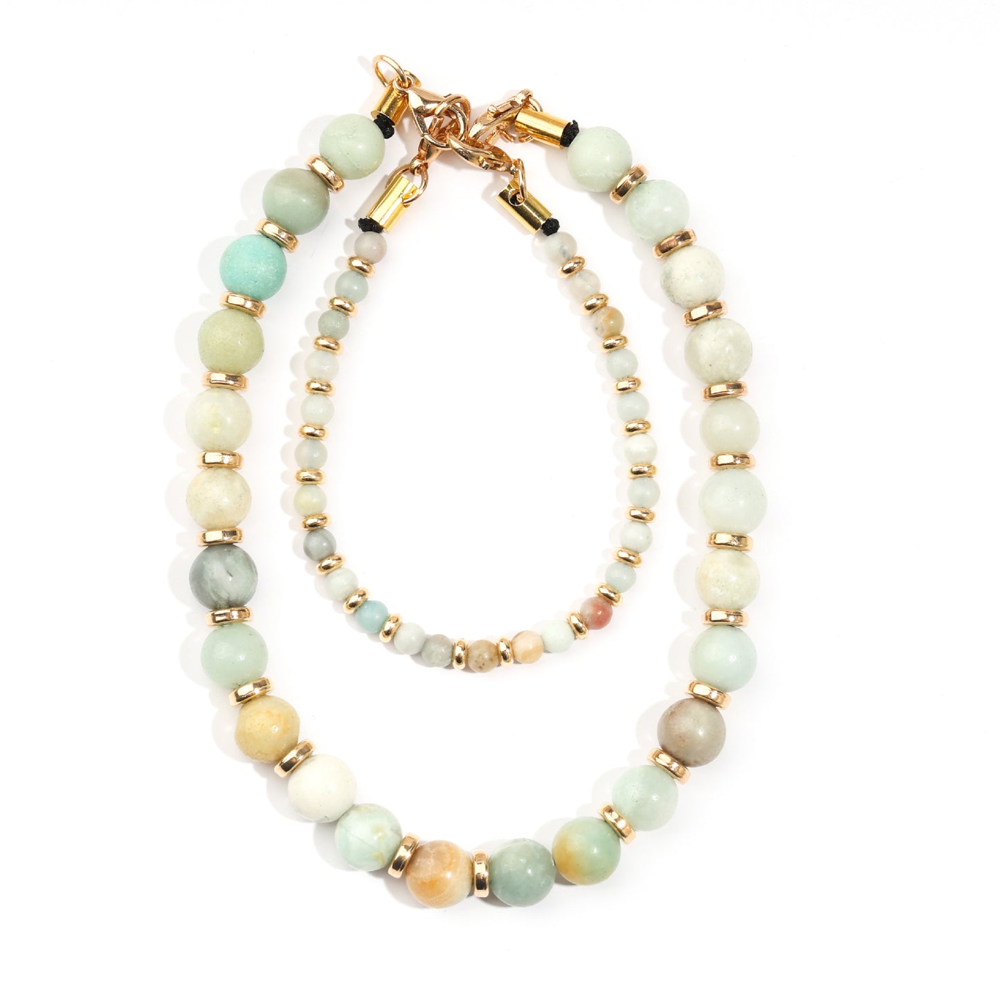 GemLoop Duo · Natural Gemstone Phone Lanyard