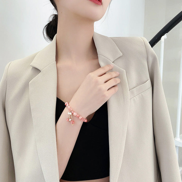 Multi-style cat’s eye and pearl bracelet collection – chic women’s accessories