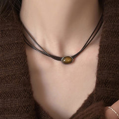 Aurora Gold Collarbone Necklace – Autumn Winter Series