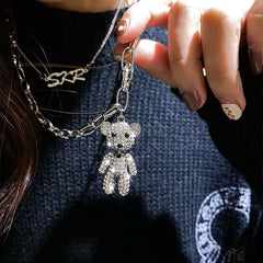 Versatile Minimalist Titanium Steel Pearl Pendant Necklace