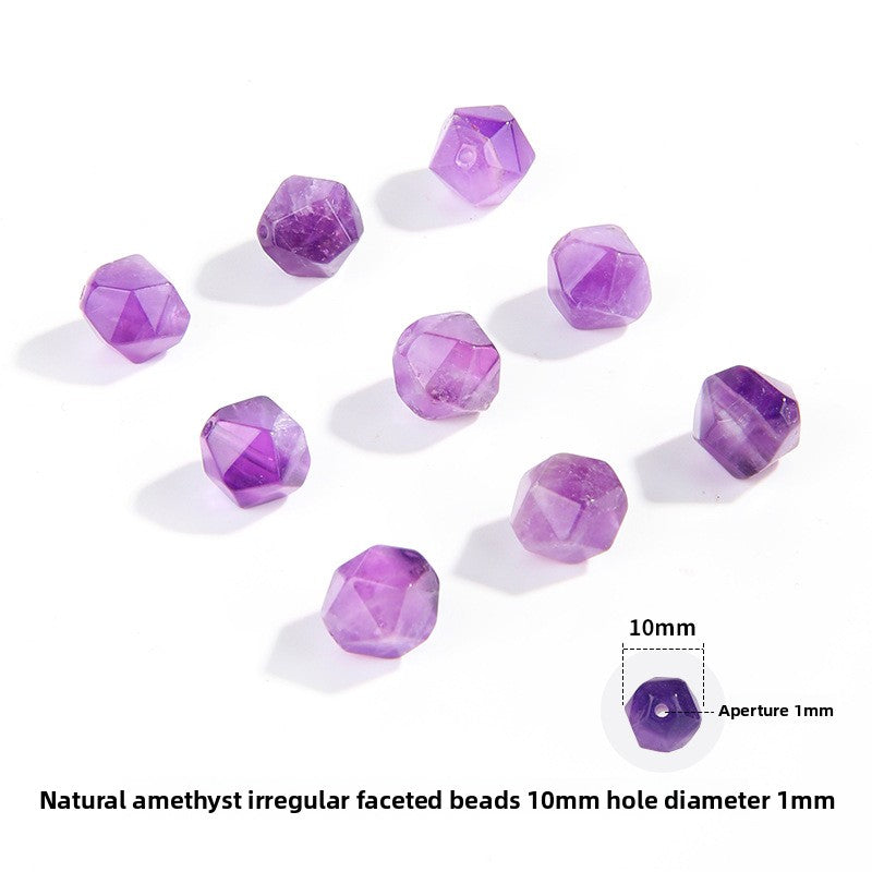Amethyst Star-Facets · Irregular Cuts (6–10mm)