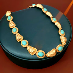Medieval Luxe Statement Necklace – Vintage Geometric Series
