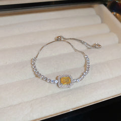 Zircon Adjustable Bracelet Series – multiple variations displayed
