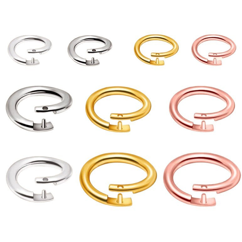 ClickLoop Connectors · 925 Silver (6–10mm)