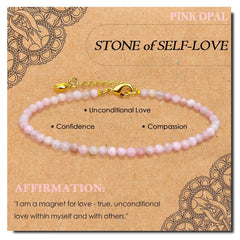 Radiant Intentions · Dainty Gemstone Affirmation Bracelets