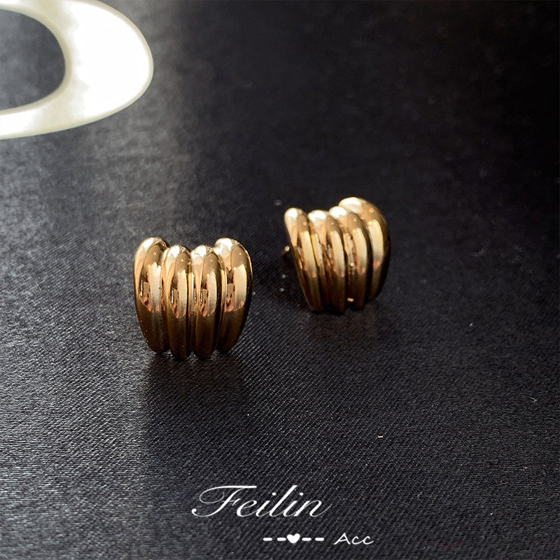 Vintage Oval Tassel Earrings Collection – Light Luxury Court Style