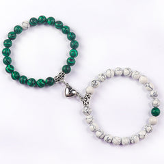 Bonded Hearts Duo · Couple Beaded Bracelets