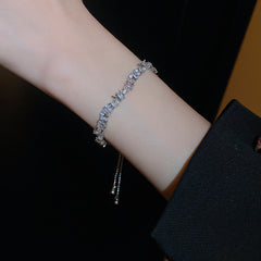 Zircon Adjustable Bracelet Series – Light Luxury & Chic Elegance