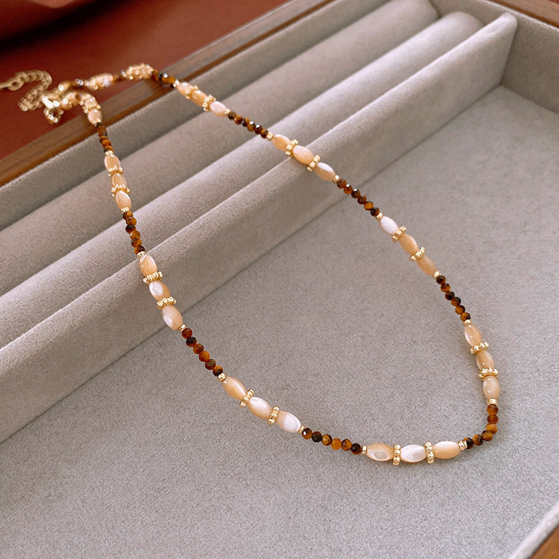 Aurora Gold Collarbone Necklace