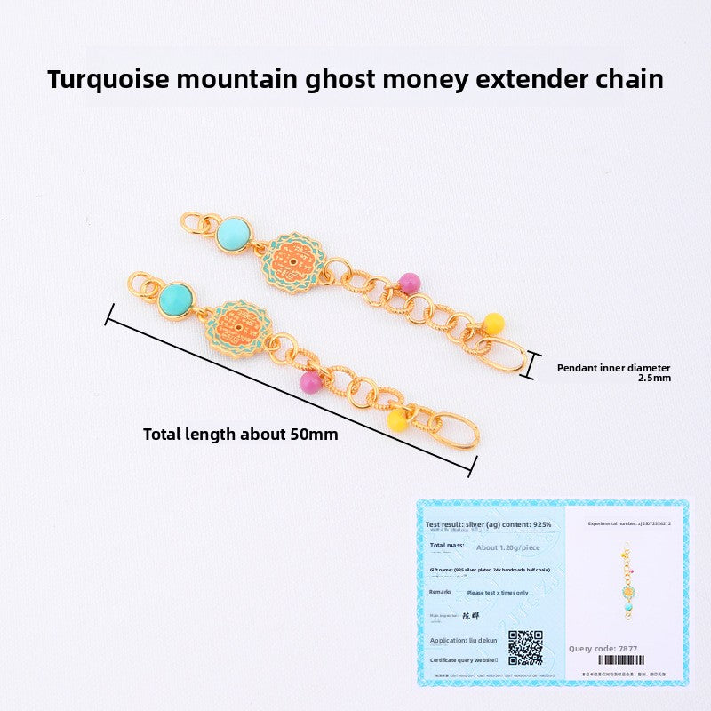 GemLink Half-Chains · 925 Silver (Gold-Plated)