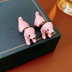 Playful Pup Stud Earrings