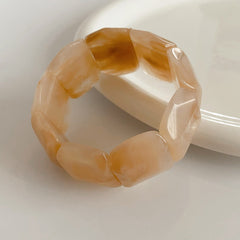 Marbled Elegance Acrylic Bangle
