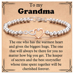 Bonded Hearts Message Card Bracelets