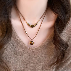 Aurora Gold Collarbone Necklace – Autumn Winter Series