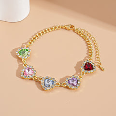 Crystal Bloom Vintage Bracelet Series – Elegant Retro Style