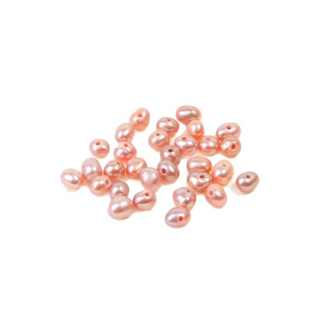 Lavender near-round freshwater pearl loose beads in a bowl — Lavender Mist Freshwater Pearls