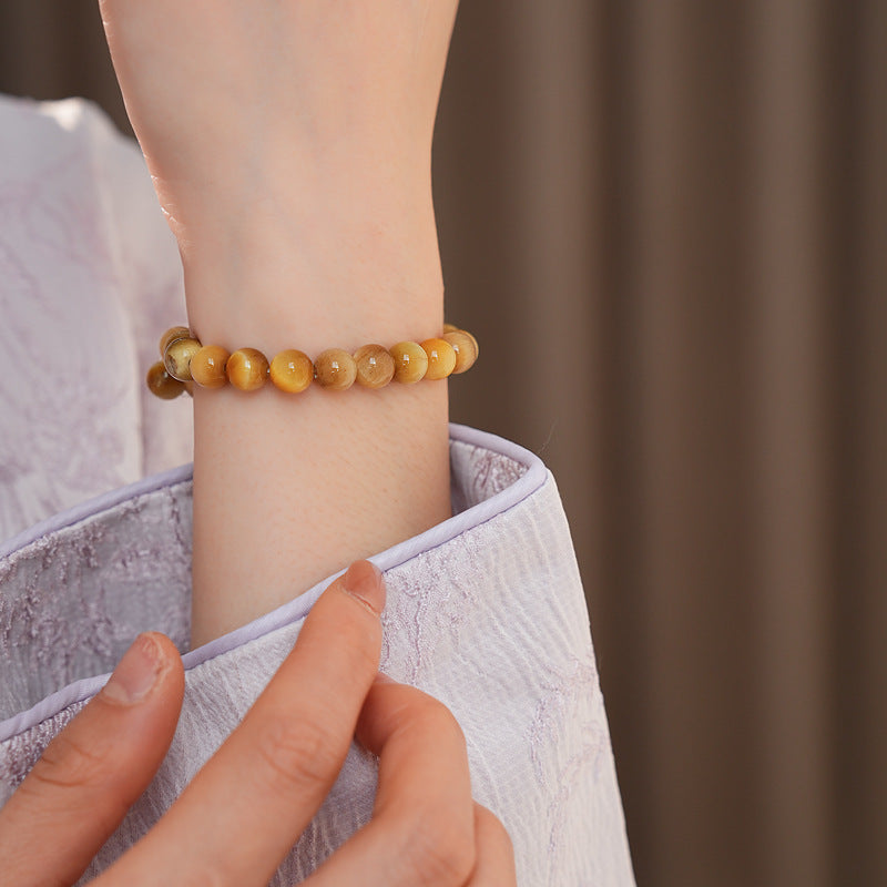 Golden Tiger Eye Bead Bracelet Collection