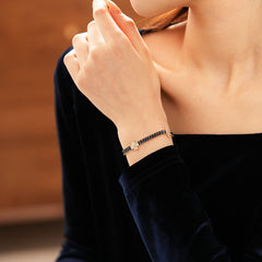 Petal Sparkle Tennis Bracelet