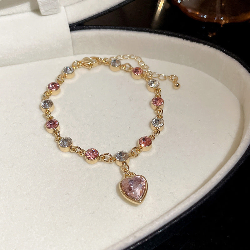 Crystal Bloom Bracelet Series – multiple floral variations displayed