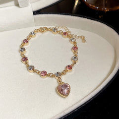 Crystal Bloom Bracelet Series – multiple floral variations displayed
