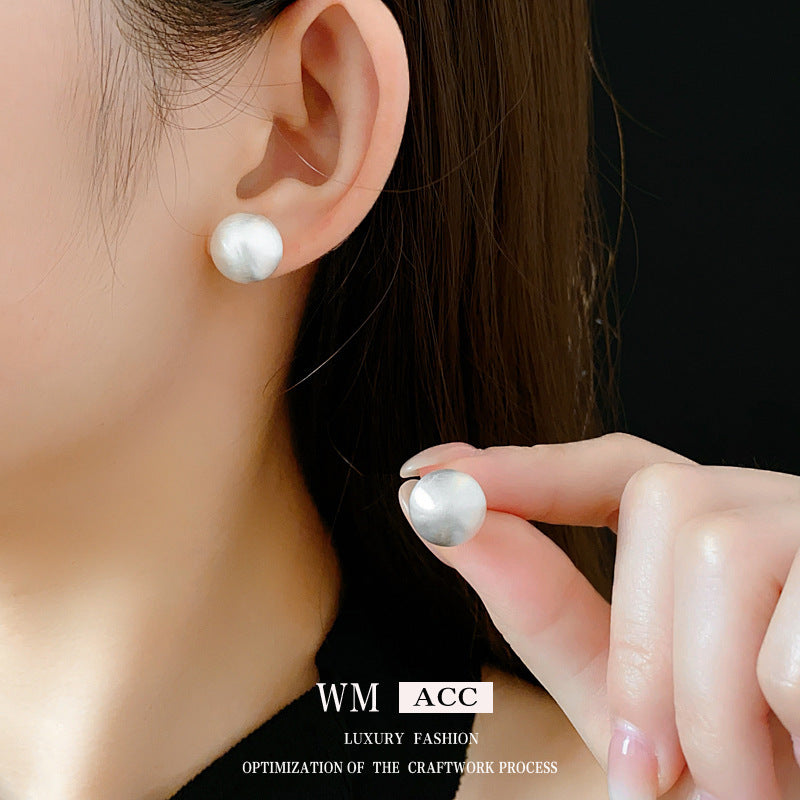 Vintage Pearl Stud Earrings Series – Courtly Chic Light Luxury