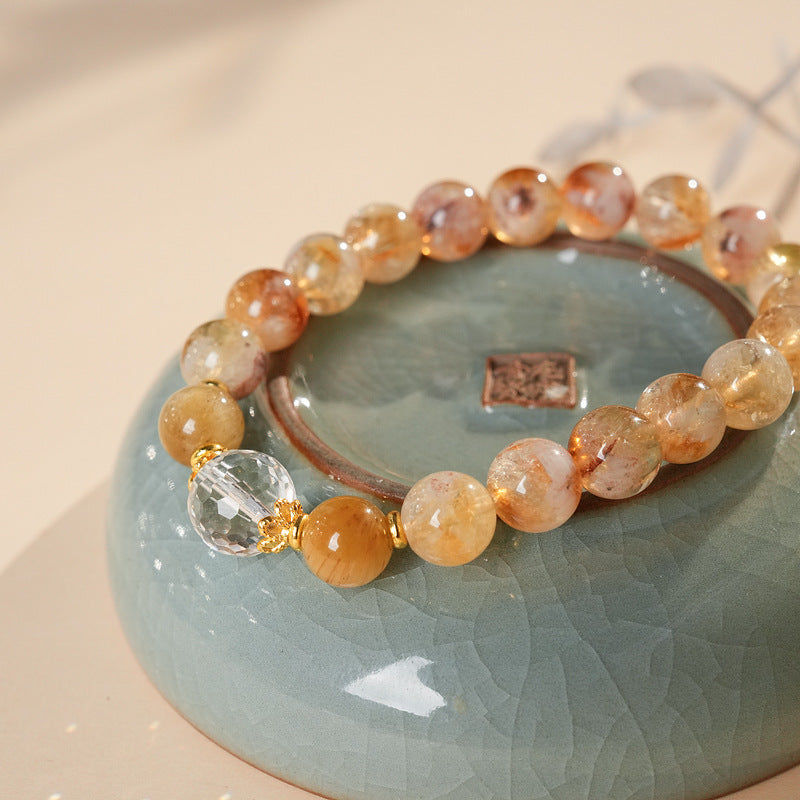 Sunset Harmony Crystal Bangle