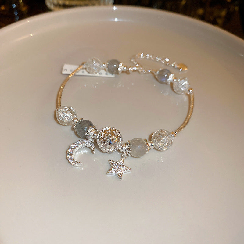 Cat’s Eye & Crystal Charm Bracelet Collection