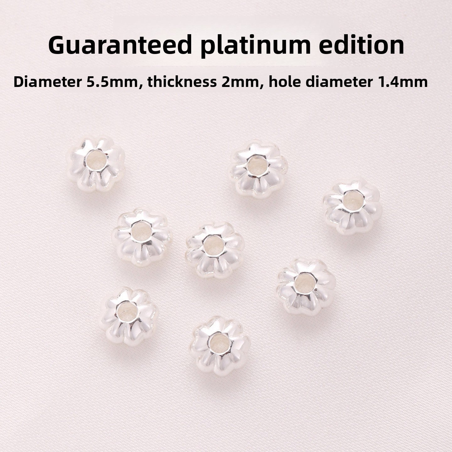 Fluted Bloom Spacer · 7.5mm (2mm Hole)